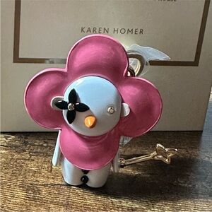 LV snowman key chain / bag charm